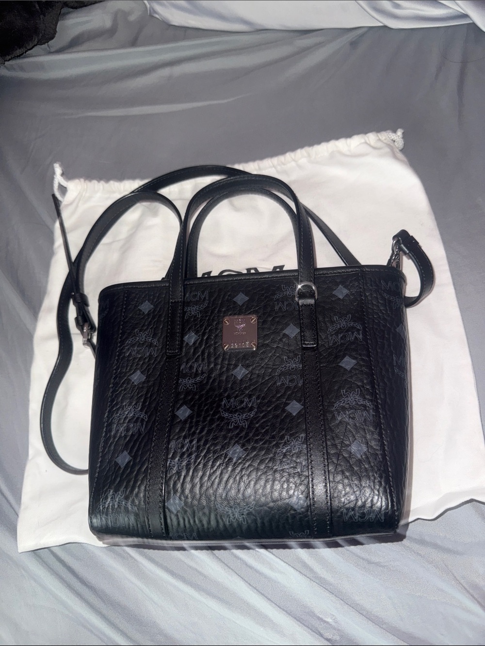 MCM Toni Shopper Bag in Black